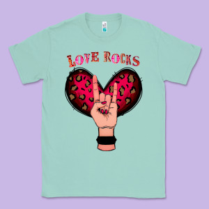 Love Rocks Classic Tee Designed By Bettercallsaul