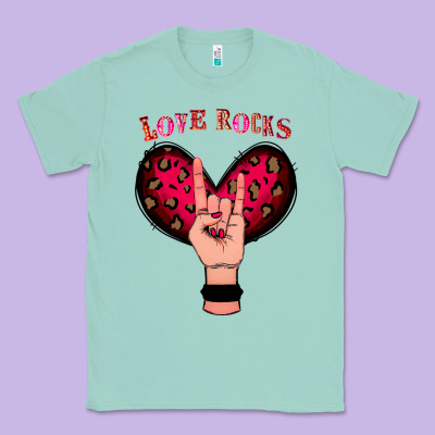 Love Rocks Classic Tee Designed By Bettercallsaul