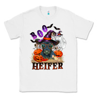 White Boo heifer black angus Classic Tee - RanaPortraitStore