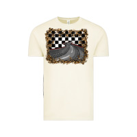 Vintage Arctic leopard racing  background Vintage Tee - RanaPortraitStore