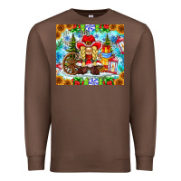 Chestnut Christmas cowboy gnome Premium Sweatshirt - CowhideDigitalArt