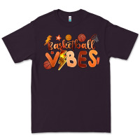 Plum basketball vibes Premium Tee - MaliasSmallBusiness