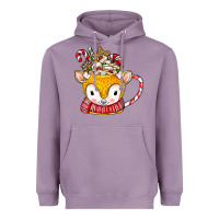 Lavender coffee cups animal Heavyweight Hoodie - CowhideDigitalArt