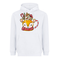 White coffee cups animal Heavyweight Hoodie - CowhideDigitalArt