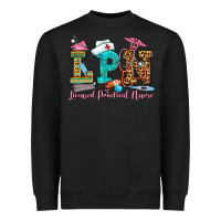 Black licensed practical nurse Heavyweight Sweatshirt - OliviaCreatesArt