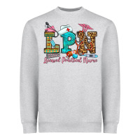 Heather Grey licensed practical nurse Heavyweight Sweatshirt - OliviaCreatesArt