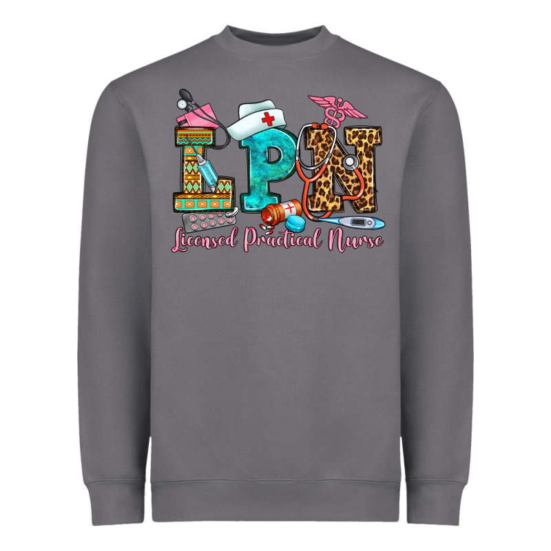 Licensed Practical Nurse Heavyweight Sweatshirt by OliviaCreatesArt | Teevron