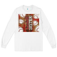 White baseball sister Long Sleeve Tee - TumblerDesignByShophia