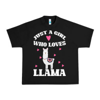 Black Llama Just A Girl Who Loves Llamas Urban Heavy Tee - Bettercallsaul