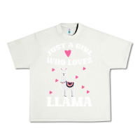 Pistachio Llama Just A Girl Who Loves Llamas Urban Heavy Tee - Bettercallsaul