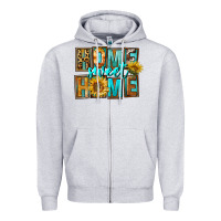 Heather Grey Western Home Sweet Home Zipper Hoodie - FaDigitalArtStudio