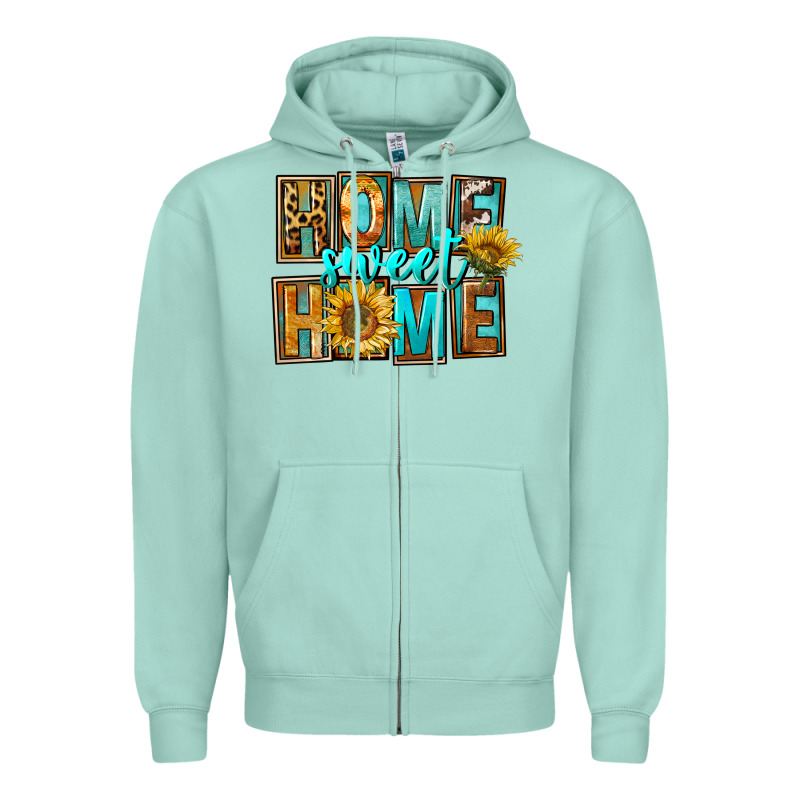 Western Home Sweet Home Zipper Hoodie by FaDigitalArtStudio | Teevron