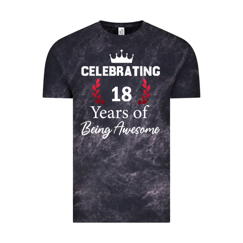 18 Years Of Being Awesome, 18 Year Old Birthday Gi Vintage Tee by tuanDangUi | Teevron