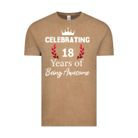 Vintage Coffee 18 years of being awesome, 18 year old birthday gi Vintage Tee - tuanDangUi