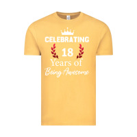 Vintage Mustard 18 years of being awesome, 18 year old birthday gi Vintage Tee - tuanDangUi