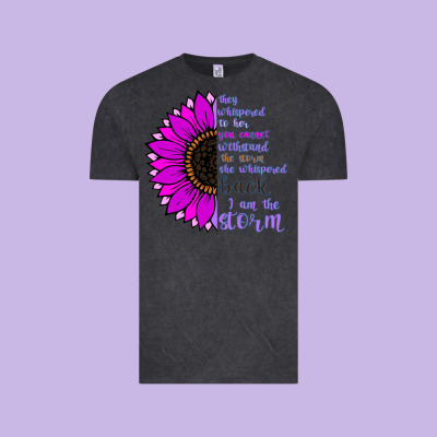 I Am The Storm Sunflower Vintage Tee Designed By Bettercallsaul