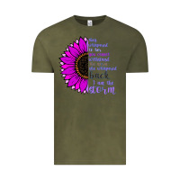 Vintage Olive I Am The Storm sunflower Vintage Tee - Bettercallsaul