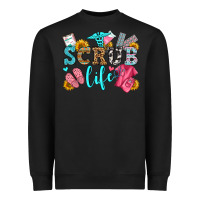 Black scrub life olivia Heavyweight Sweatshirt - OliviaCreatesArt