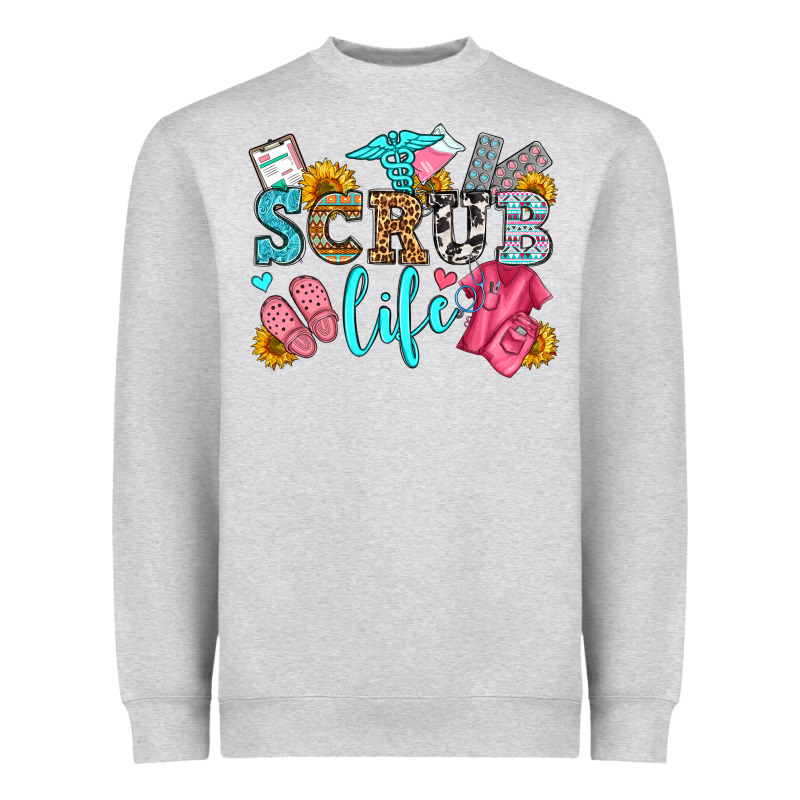 Scrub Life Olivia Heavyweight Sweatshirt by OliviaCreatesArt | Teevron