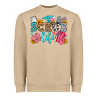 Mushroom scrub life olivia Heavyweight Sweatshirt - OliviaCreatesArt