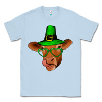 Dusty Blue St Patricks Day Cow Classic Tee - Bettercallsaul