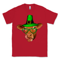 Red St Patricks Day Cow Classic Tee - Bettercallsaul