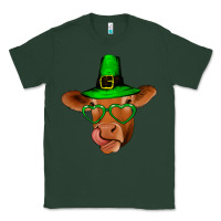 Sports Green St Patricks Day Cow Classic Tee - Bettercallsaul