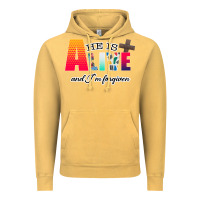 Vintage Mustard He is Alive Vintage Hoodie - Bettercallsaul
