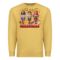 Antique Gold Nuts About Christmas Premium Sweatshirt - CowhideDigitalArt