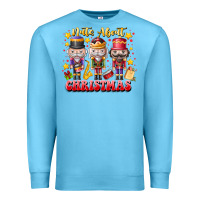 Ocean Blue Nuts About Christmas Premium Sweatshirt - CowhideDigitalArt