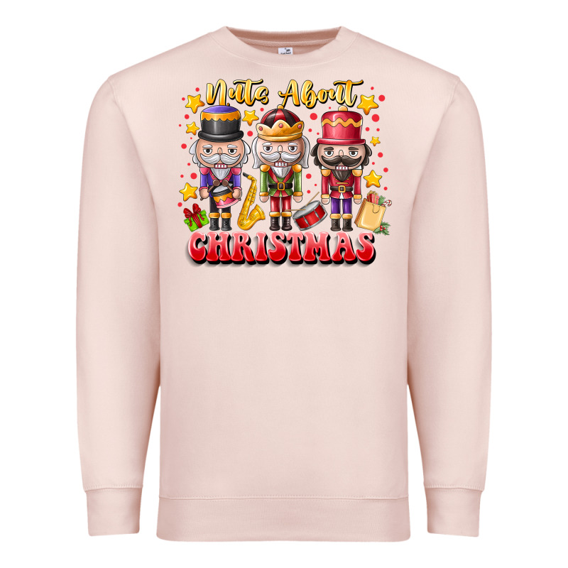 Nuts About Christmas Premium Sweatshirt by CowhideDigitalArt | Teevron
