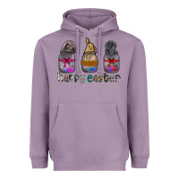 Lavender Happy Easter Heavyweight Hoodie - CowhideDigitalArt