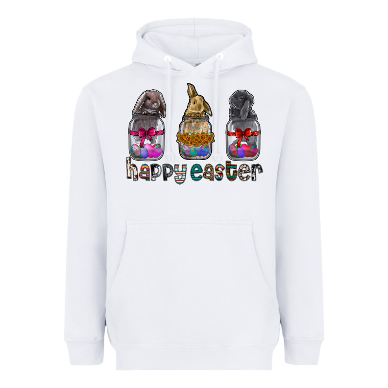 Happy Easter Heavyweight Hoodie by CowhideDigitalArt | Teevron