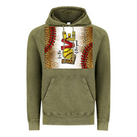 Vintage Olive for the love of the game softball Vintage Hoodie - chombo