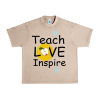 French Oak Teach Love Inspire Urban Heavy Tee - Bettercallsaul