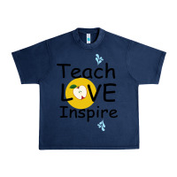 Navy Teach Love Inspire Urban Heavy Tee - Bettercallsaul