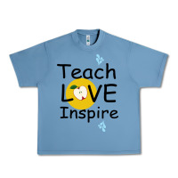 Pebble Blue Teach Love Inspire Urban Heavy Tee - Bettercallsaul