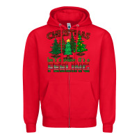 Red christmas isn't a season it's a feeling Zipper Hoodie - BundleAndBundleShop