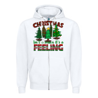 White christmas isn't a season it's a feeling Zipper Hoodie - BundleAndBundleShop