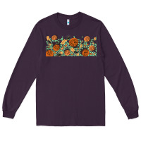 Plum boho plant Long Sleeve Tee - TumblerDesignByShophia