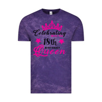 Cloud Purple Celebrating With the 18th Birthday Queen Vintage Tee - Bettercallsaul