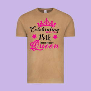 Celebrating With The 18th Birthday Queen Vintage Tee Designed By Bettercallsaul