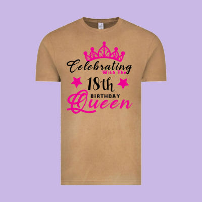 Celebrating With The 18th Birthday Queen Vintage Tee Designed By Bettercallsaul