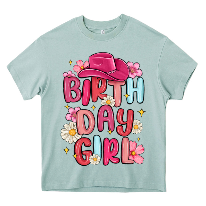 Birthday Girl Heavy Core Tee by MaliasSmallBusiness | Teevron