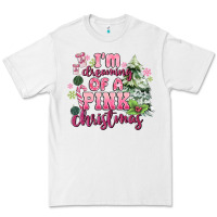 White im dreaming of a pink christmas Premium Tee - MaliasSmallBusiness