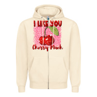 Sandshell i like you cherry much Zipper Hoodie - FaDigitalArtStudio