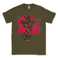 Army Green He İs Risen Easter Classic Tee - Bettercallsaul