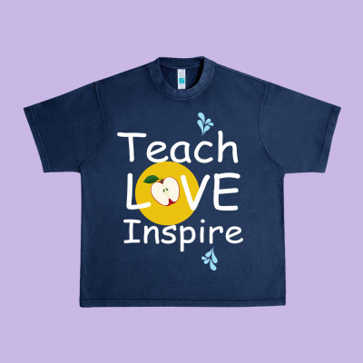 Teach Love Inspire Urban Heavy Tee Designed By Bettercallsaul