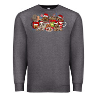 Christmas Dog Coffee Premium Sweatshirt | Teevron