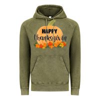 Vintage Olive Happy Thanksgiving Vintage Hoodie - Bettercallsaul